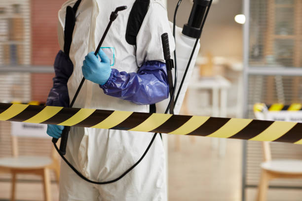 Professional Biohazard technician working in Fredericksburg, IA